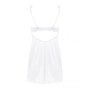 Kobieca sukienka Amor Blanco z koronkową górą, stringi w komplecie, biała - 8