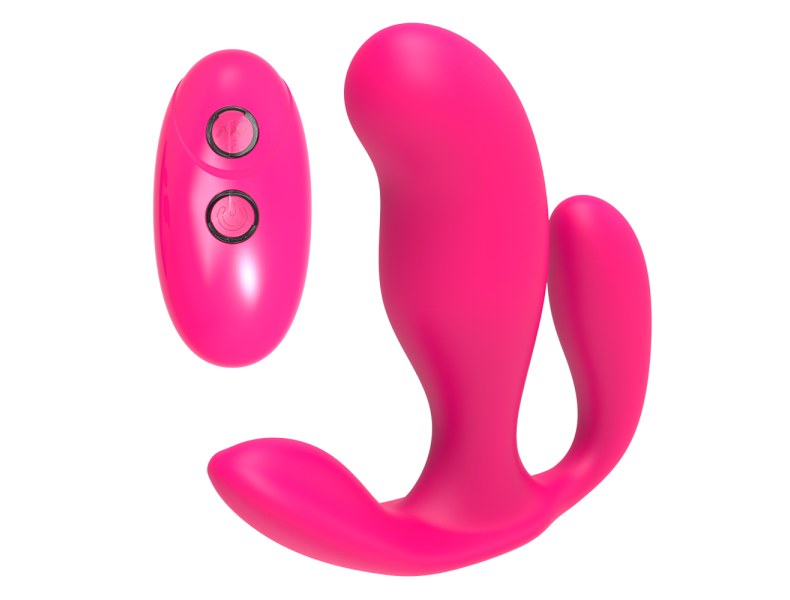 Potrójny wibrator waginalny analny 7 trybów 8 cm - 2