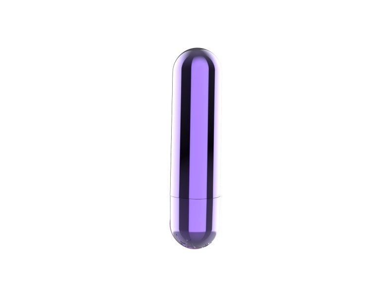 Miniwibrator Power Bullet USB 10 funkcji fioletowy błyszczący - 4