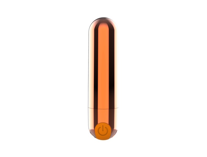 Miniwibrator Power Bullet USB 10 funkcji złoty błyszczący