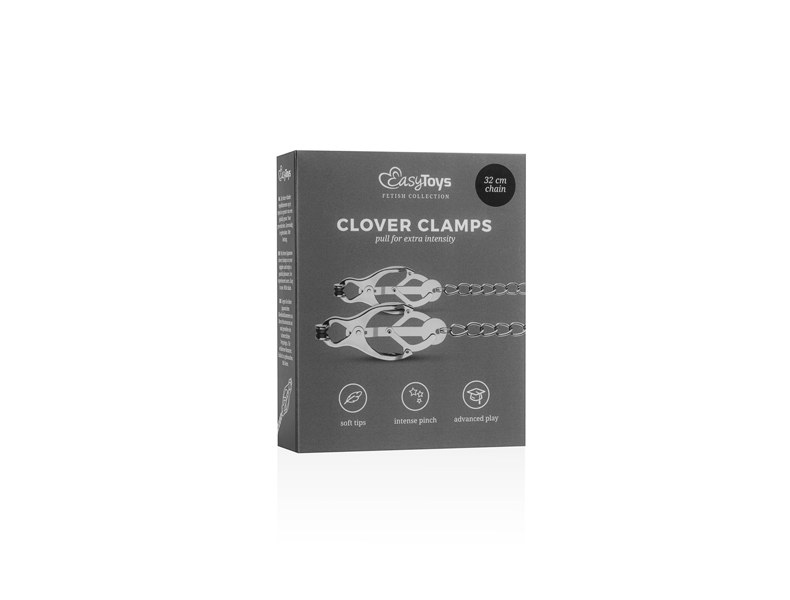 Stymulator-Japanese Clover Clamps With Chain - 10