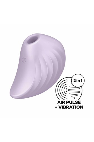 Powietrzny stymulator łechtaczki z wibracjami fioletowy - image 2