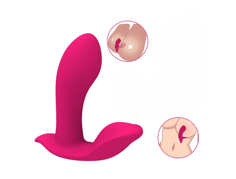 Wibrator damski sex masażer do majtek różowy - 3