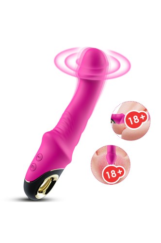 Wibrator do punktu G sex masażer 9 trybów 22 cm różowy - image 2