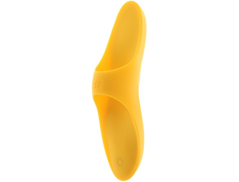 Wibrator masażer na palec Satisfyer Teaser Finger żółty
