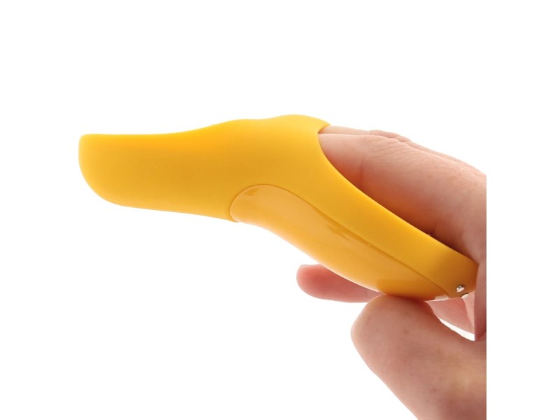 Wibrator masażer na palec Satisfyer Teaser Finger żółty - 2
