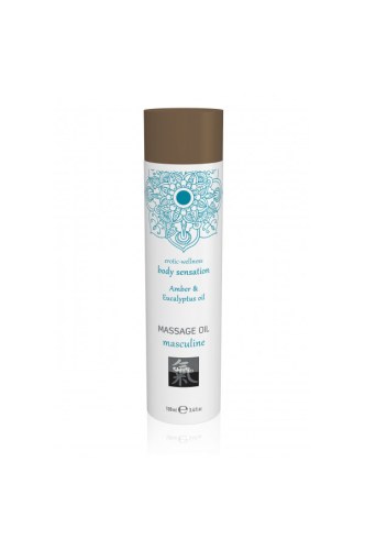 Shiatsu Olejek do masażu erotycznego ciała 100ml bursztyn i eukaliptus