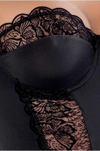 Elegancka dopasowana sukienka KALIA + stringi, czarna - image 2