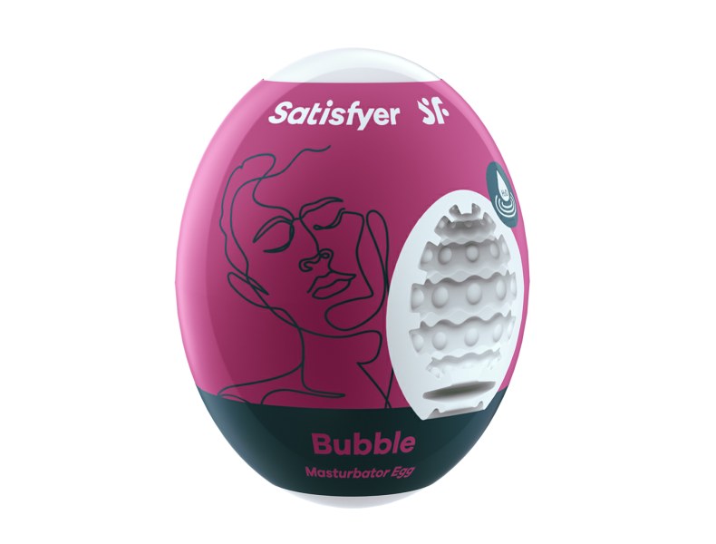 Masturbator żelowe jajeczko Satisfyer Bubble sex - 4