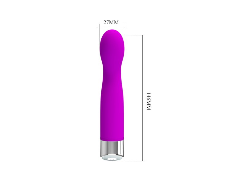 Wibrator do punktu g zagięty sex 12 trybów 14 cm - 7