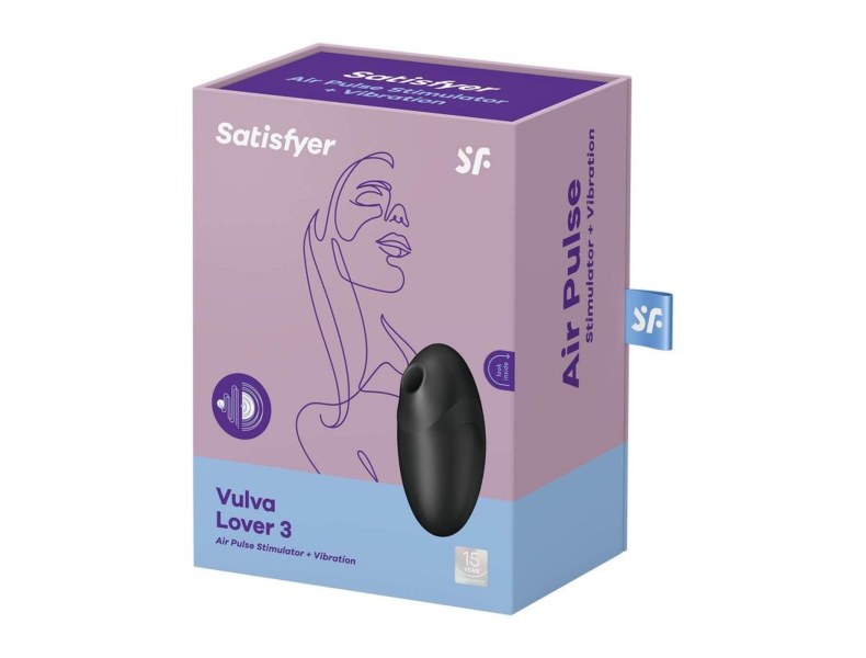 Stymulator łechtaczki Satisfyer Vulva Lover 3 czarny
