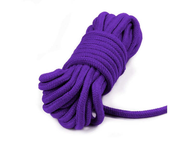 Fioletowy gruby sznur do podwiązywania rąk i nóg - 4
