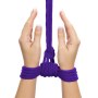 Fioletowy gruby sznur do podwiązywania rąk i nóg - 5