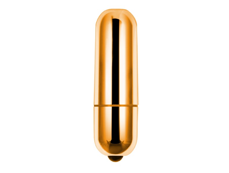 Mały kompaktowy wibrator poręczny kolor złoty