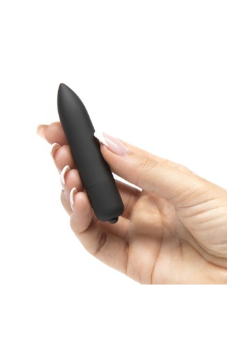 Mały wibrator ze spiczasta końcówka zabawka czarny - image 2