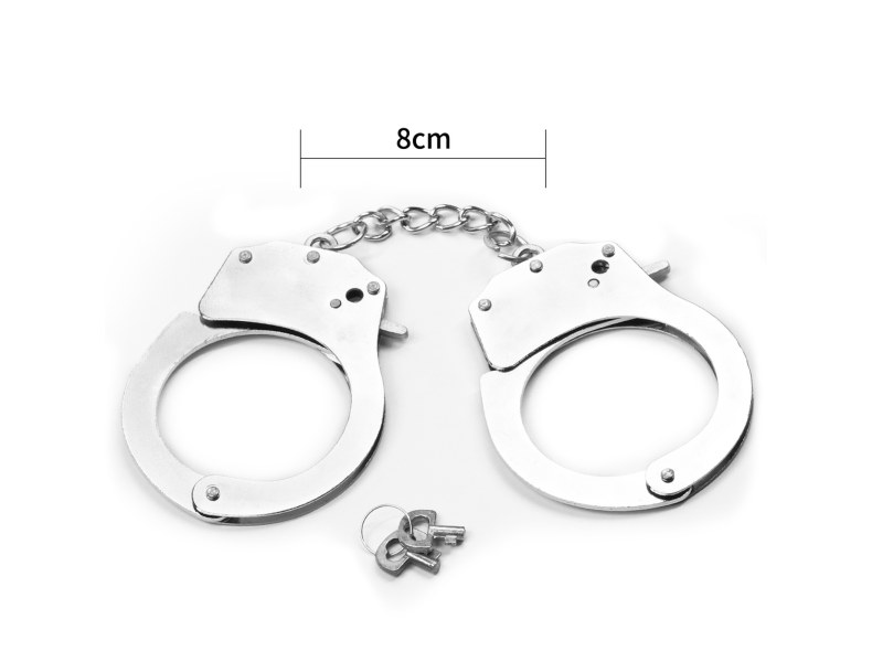 Prawdziwe metalowe kajdanki do BDSM gadżet - 5