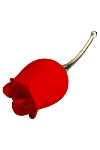 Masażer liżący w kształcie róży 12 trybów wibracji - image 2