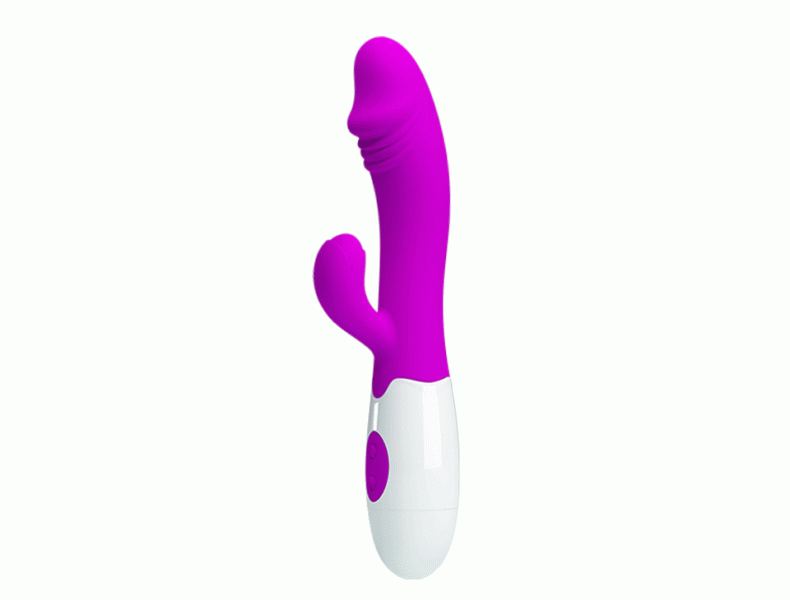 Króliczek wibrator z sex masażerem 19cm 30 trybów - 6