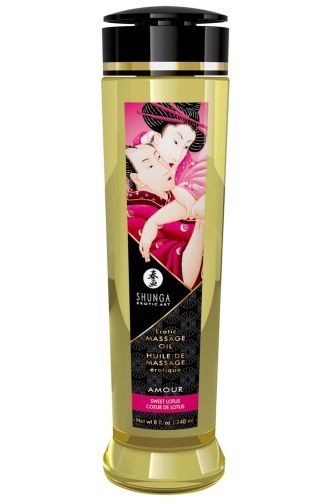 Luksusowy erotyczny olejek do masażu 240ml kwiat lotosu - image 2