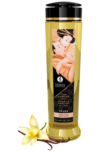 Luksusowy erotyczny olejek do masażu 240ml wanilia
