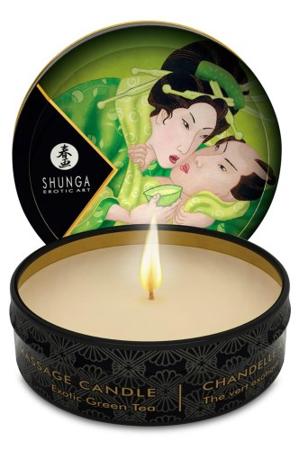 Zapachowa świeca do masażu erotycznego 30ml zielona herbata