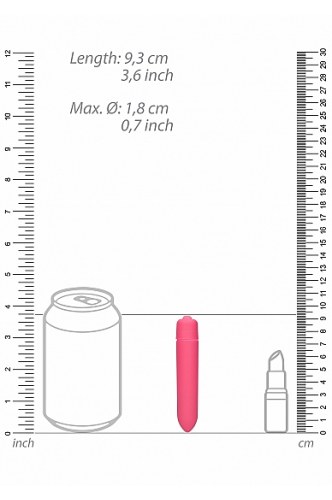 Miniwibrator - 1 Speed Bullet - Różowy - image 2