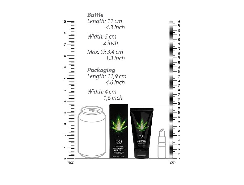 CBD Cannabis Waterbased Lubricant - 50 ml - 4