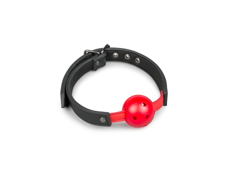 Knebel-Ball Gag With PVC Ball - Red - 2