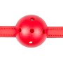 Knebel-Ball Gag With PVC Ball - Red - 6