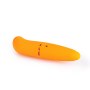 Mały wygięty wibrator do punktu G mini masażer 12cm pomarańczowy - 2