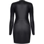 Czarna mini sukienka z długimi rękawami, BRGIANNA001 - 6