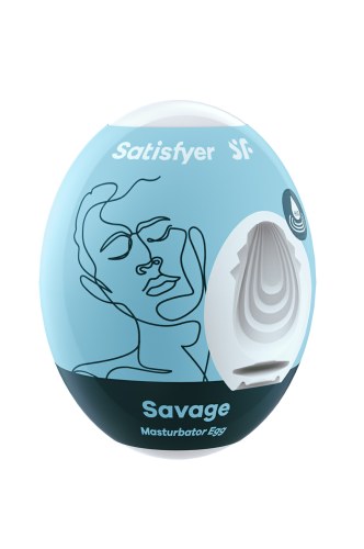 Masturbator żelowe jajeczko Satisfyer Savage sex