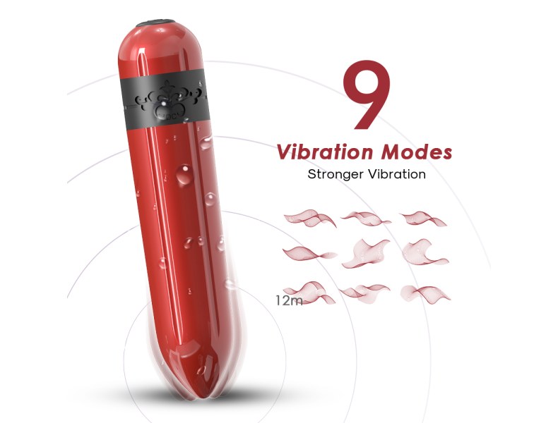 Mini wibrator mały masażer łechtaczki 7cm 9 trybów - 8