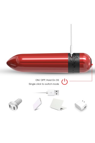 Mini wibrator mały masażer łechtaczki 7cm 9 trybów - image 2